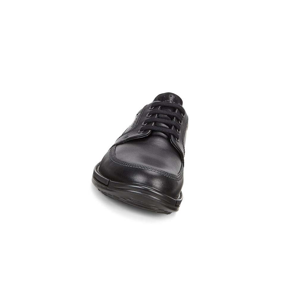 Men's Ecco Fusion Ii Tie Casual Shoes Black | Canada 468DFM